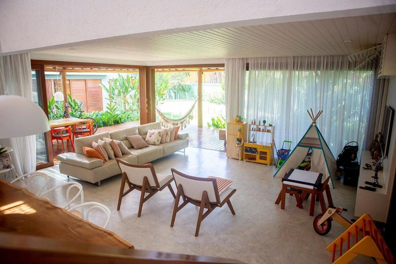 Excelente casa, pé na areia, no melhor de Arraial! Porto Seguro Exterior foto
